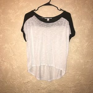 Black and white shirt